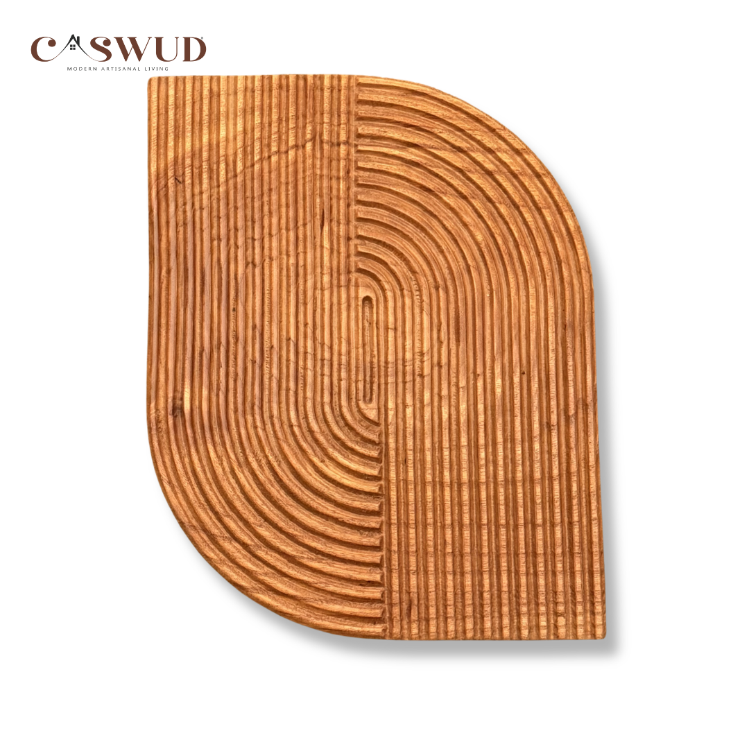 Fluted Crescent Platter