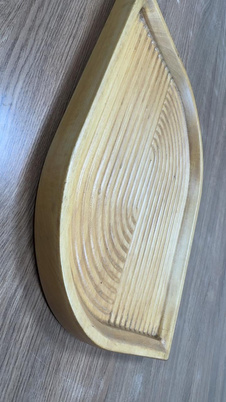 Rustic Wooden Tray for Snacks & Décor