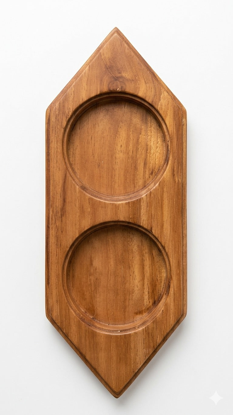 glass serving tray